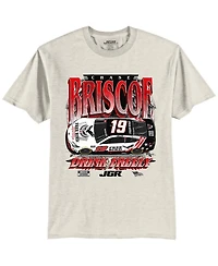 Joe Gibbs Racing Team Collection Men's Oatmeal Chase Briscoe 19 Free Bird Southern Spring Water Car T-Shirt