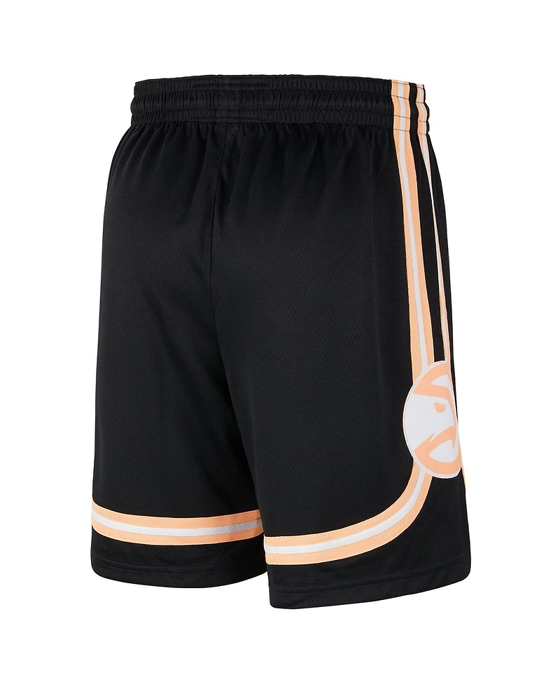 Nike Men's Black Atlanta Hawks 2025/26 City Edition Remix Dri-fit Swingman Shorts