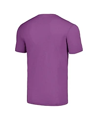 Homage Men's and Women's Randy Moss Heathered Purple Minnesota Vikings Caricature Retired Player Tri-Blend T-Shirt