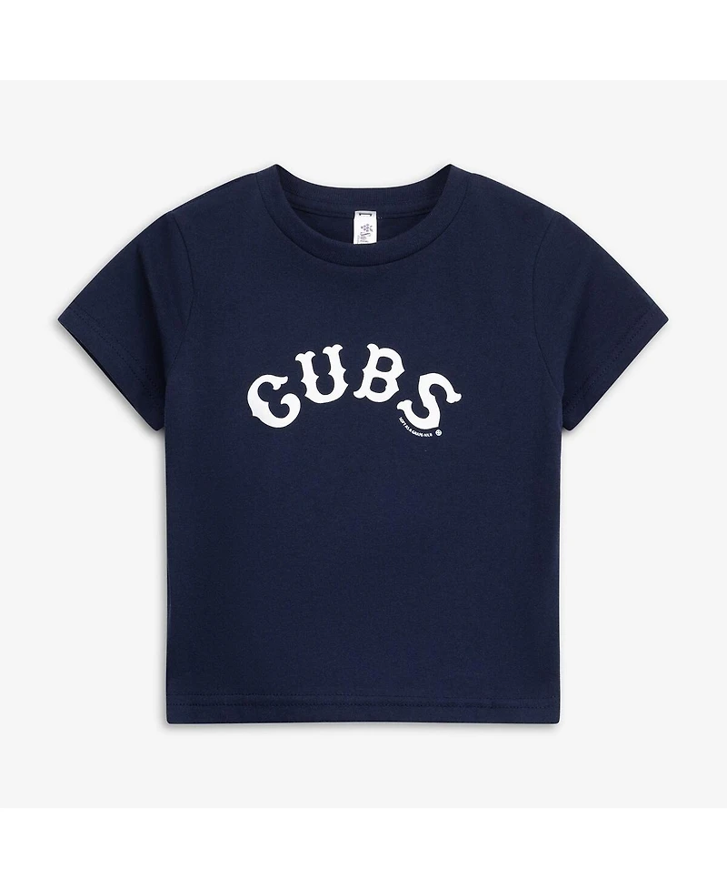 Soft As A Grape Toddler Heather Gray/Heather Gray Chicago Cubs Cooperstown Collection Two-Pack T-Shirt Set