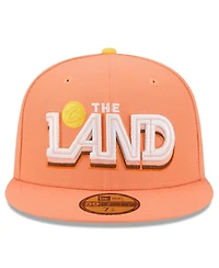 New Era Men's Orange Cleveland Cavaliers 2025/26 City Edition 59FIFTY Fitted Hat