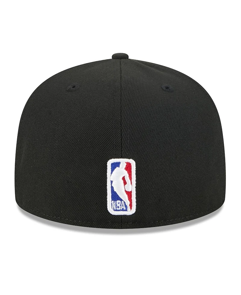 New Era Men's Black Atlanta Hawks 2025/26 City Edition 59FIFTY Fitted Hat