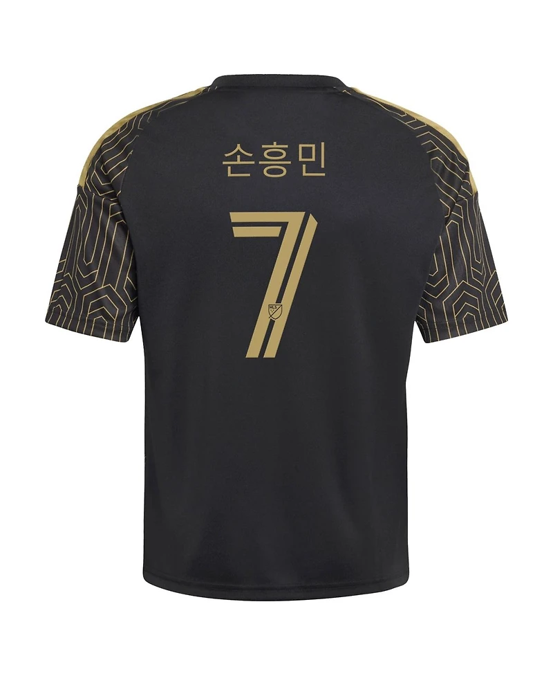 Adidas Big Boys and Girls Black Lafc 2026 Primary Kit Replica Jersey