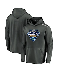 Fanatics Men's Charcoal 2020 Nhl All-Star Game Rinkside Pullover Hoodie