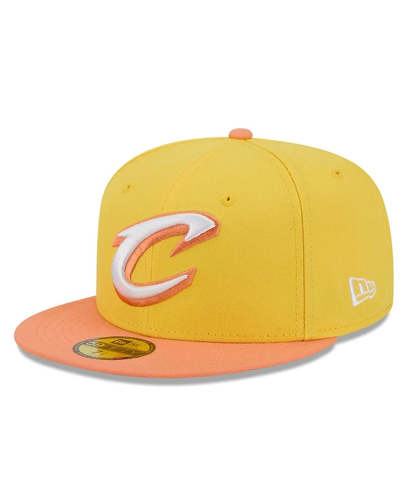 New Era Men's Gold Cleveland Cavaliers 2025/26 City Edition Alternate 59FIFTY Fitted Hat