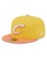 New Era Men's Gold Cleveland Cavaliers 2025/26 City Edition Alternate 59FIFTY Fitted Hat