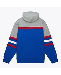 Mitchell & Ness Men's Royal Philadelphia 76ers Fleece Head Coach Hoodie