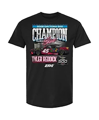 Checkered Flag Sports Men's Black Tyler Reddick 2026 Daytona 500 Champion T-Shirt
