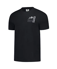 Image One Men's Black Navy Midshipmen Comfort Colors Oht Camo Overlay T-Shirt