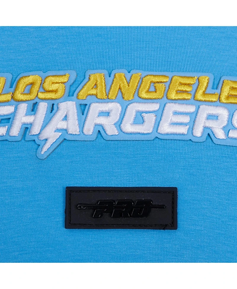 Pro Standard Men's Justin Herbert Powder Blue Los Angeles Chargers Fast Lane Name and Number Player T-Shirt