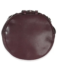 Pre-Owned Saint Laurent Bordeaux Smooth Calfskin Medium Rider Bucket Bag