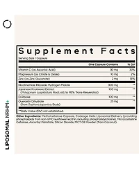 Codeage Liposomal Nrhm Resveratrol, D-Ribose, Quercetin, Magnesium, Vitamin C, 60 Capsules