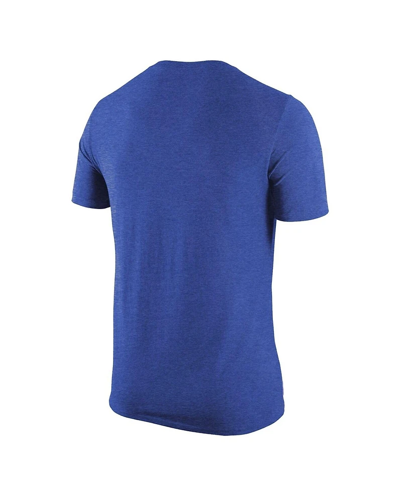 Nike Men's Heather Royal New York Knicks Tri-Blend T-Shirt