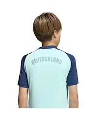 Adidas Big Boys and Girls Turquoise Germany National Team 2026 Pre-Match Jersey