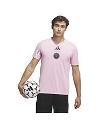 Adidas Men's Light Pink Inter Miami Cf 2026 Jersey Hook Pregame T-Shirt