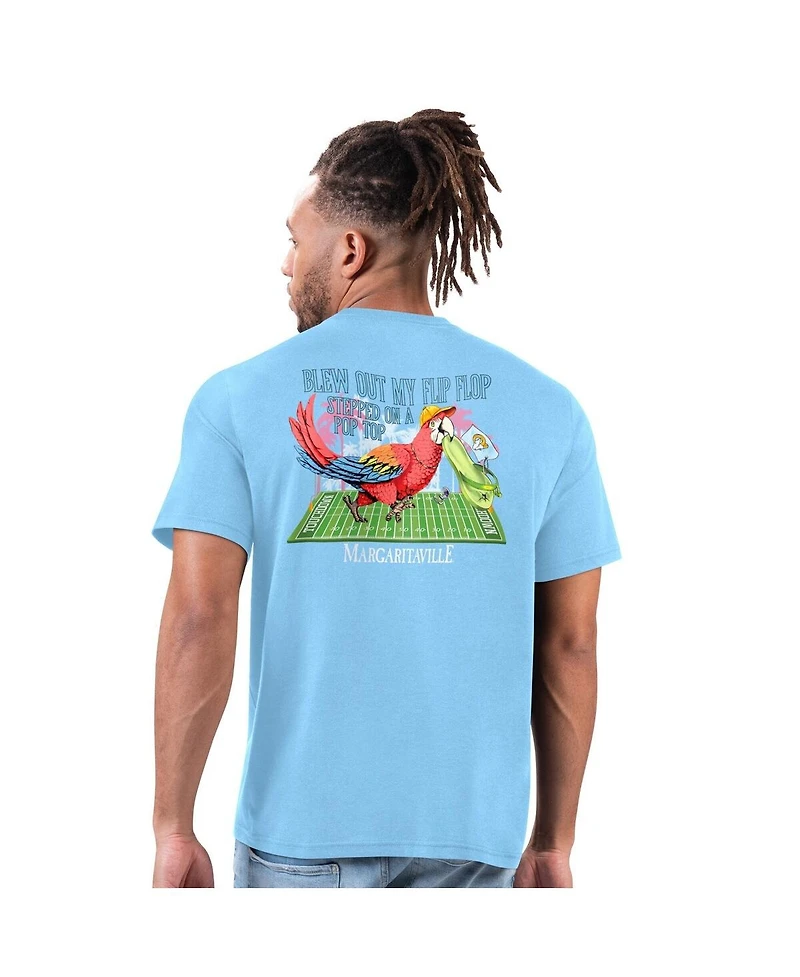 Margaritaville Men's Light Blue Los Angeles Rams Flip Flop T-Shirt