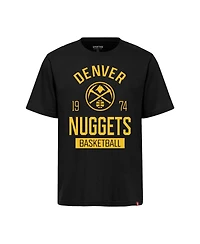 Sportiqe Men's and Women's Black Denver Nuggets Duke Premium T-Shirt