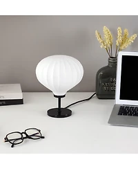 Brightech Nimbus Modern Led Table Lamp with White Balloon Resin Fabric Shade