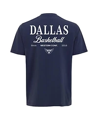 Sportiqe Men's and Women's Blue Dallas Wings Athletic Club Collection Duke Relaxed Fit Premium T-Shirt