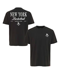 Sportiqe Men's and Women's Anthracite New York Liberty Athletic Club Collection Duke Relaxed Fit Premium T-Shirt