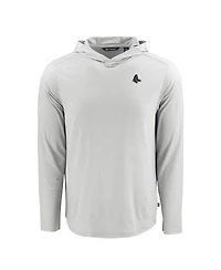 Cutter & Buck Men's Gray Boston Red Sox Coastline Epic Comfort Eco Long Sleeve Hoodie T-Shirt