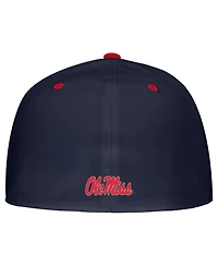 Nike Men's Navy Ole Miss Rebels 2025 On-Field True Dri-fit Fitted Hat