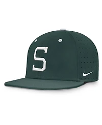 Nike Men's Green Michigan State Spartans Dugout True Dri-fit Fitted Hat