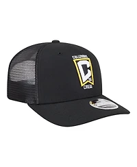 New Era Men's Black Columbus Crew Jersey Hook 9SEVENTY Adjustable Hat