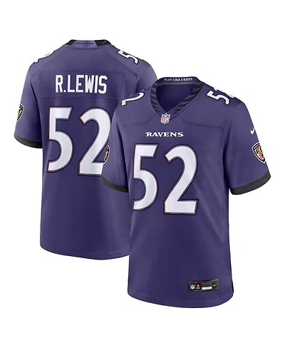 Nike Men's Ray Lewis Purple Baltimore Ravens Team Retired Player Game Jersey