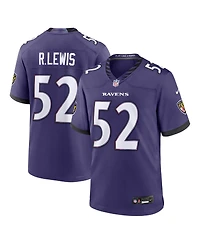Nike Men's Ray Lewis Purple Baltimore Ravens Team Retired Player Game Jersey