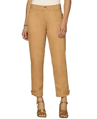 Democracy Women's "Ab"solution High-Rise Tapered Utility Jeans