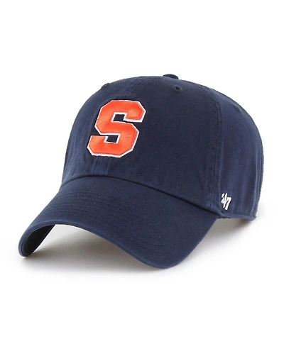 '47 Brand Men's Navy Syracuse Orange Clean Up Adjustable Hat