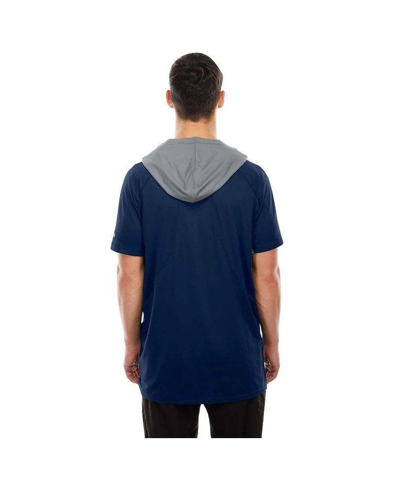 New Era Men's Navy Dallas Cowboys Combine Authentic Helmet T-Shirt