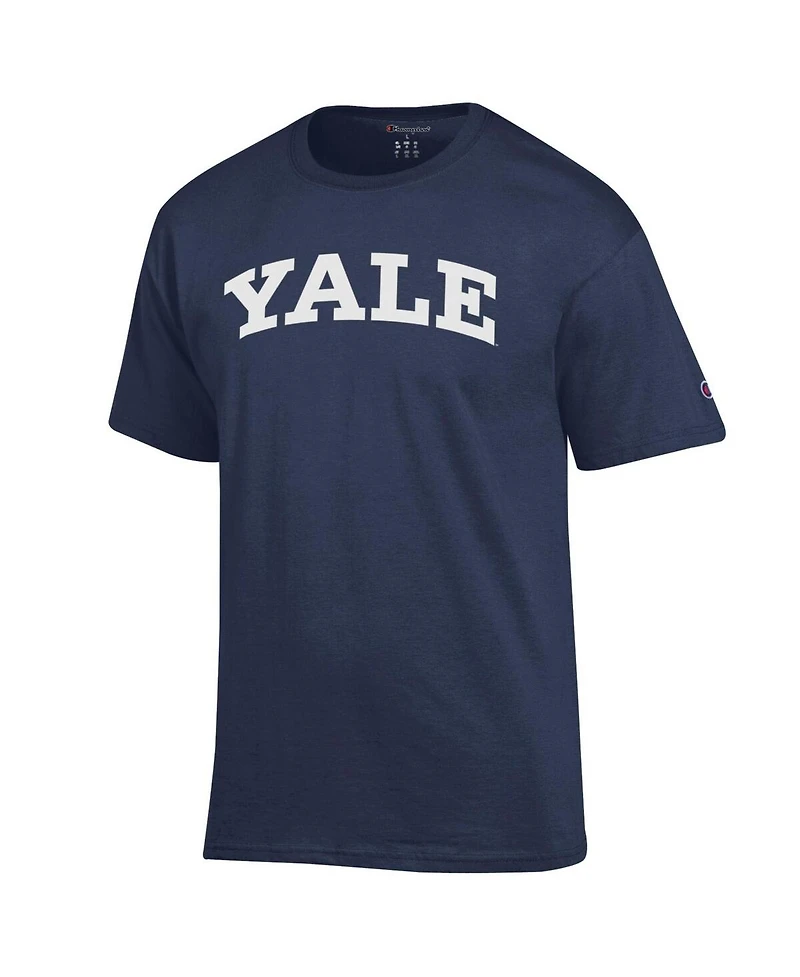 Champion Men's Navy Yale Bulldogs Basic Arch T-Shirt