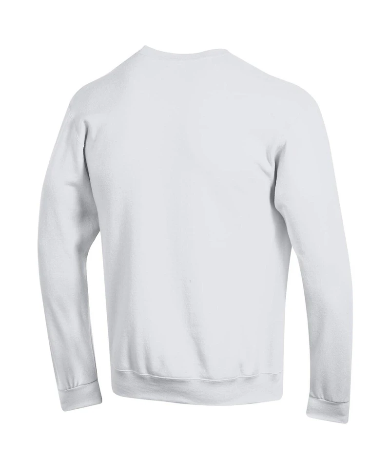 Champion Men's White Tennessee Volunteers Basic Arch Fleece Pullover Sweatshirt