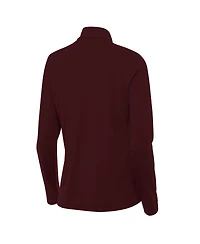 Antigua Women's Maroon Minnesota Golden Gophers Intent Quarter-Zip Sweatshirt