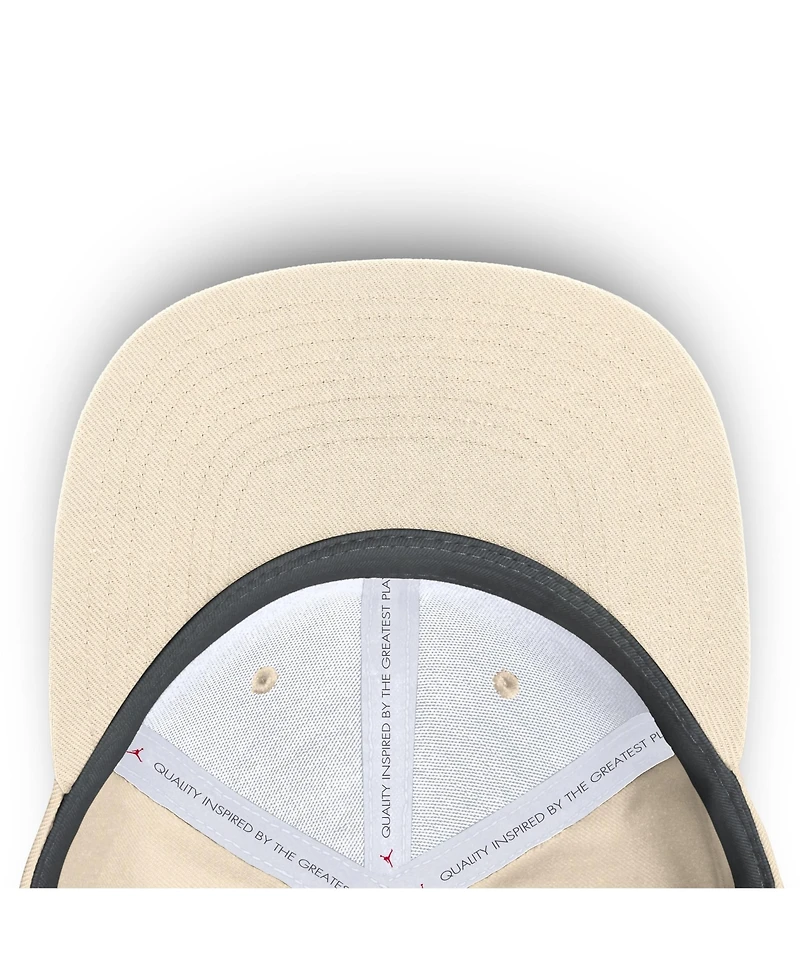 Jordan Men's Natural Michigan Wolverines 2026 Primetime Swooshflex Hat