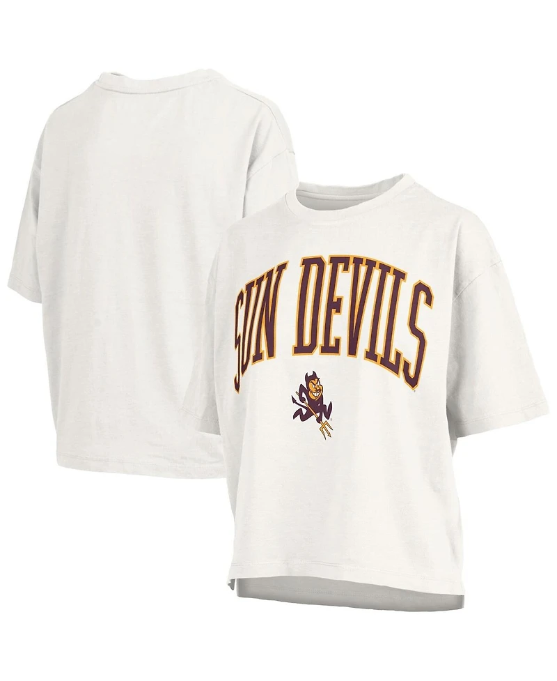 Pressbox Women's White Arizona State Sun Devils Nelson T-Shirt