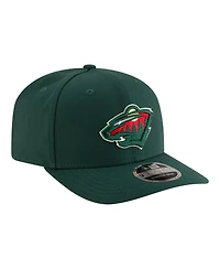 New Era Men's Green Minnesota Wild 9SEVENTY Stretch-Snap Adjustable Hat