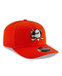 New Era Men's Orange Anaheim Ducks 9SEVENTY Adjustable Hat