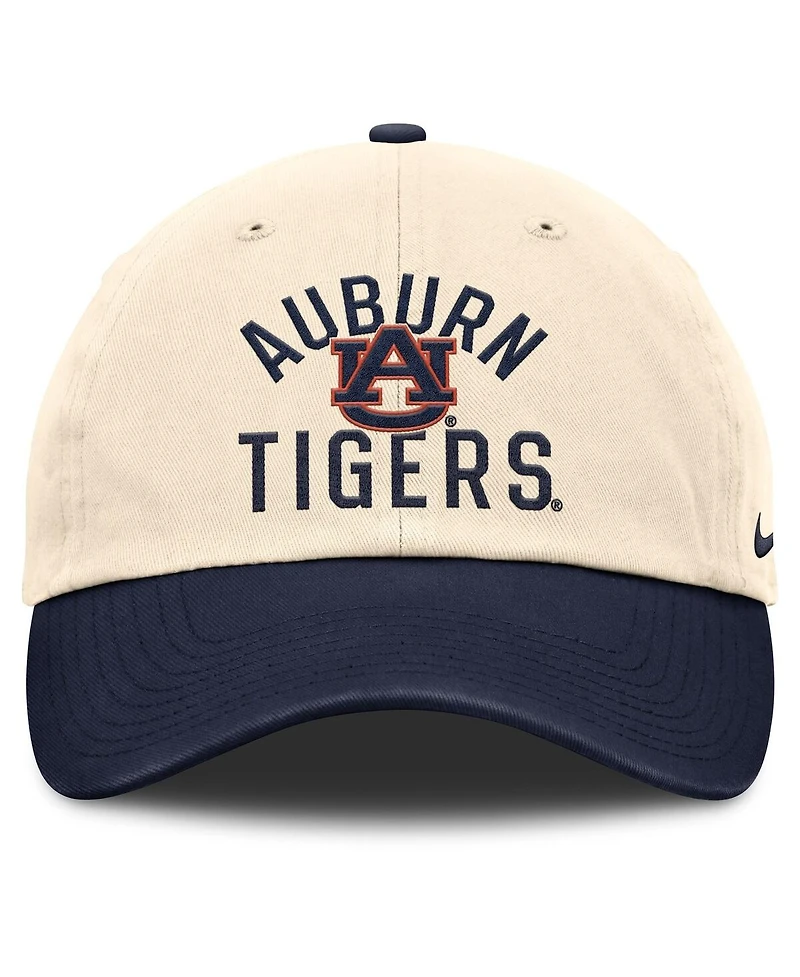 Nike Men's and Women's Natural Auburn Tigers 2026 Primetime Natural 2-Tone Club Adjustable Hat