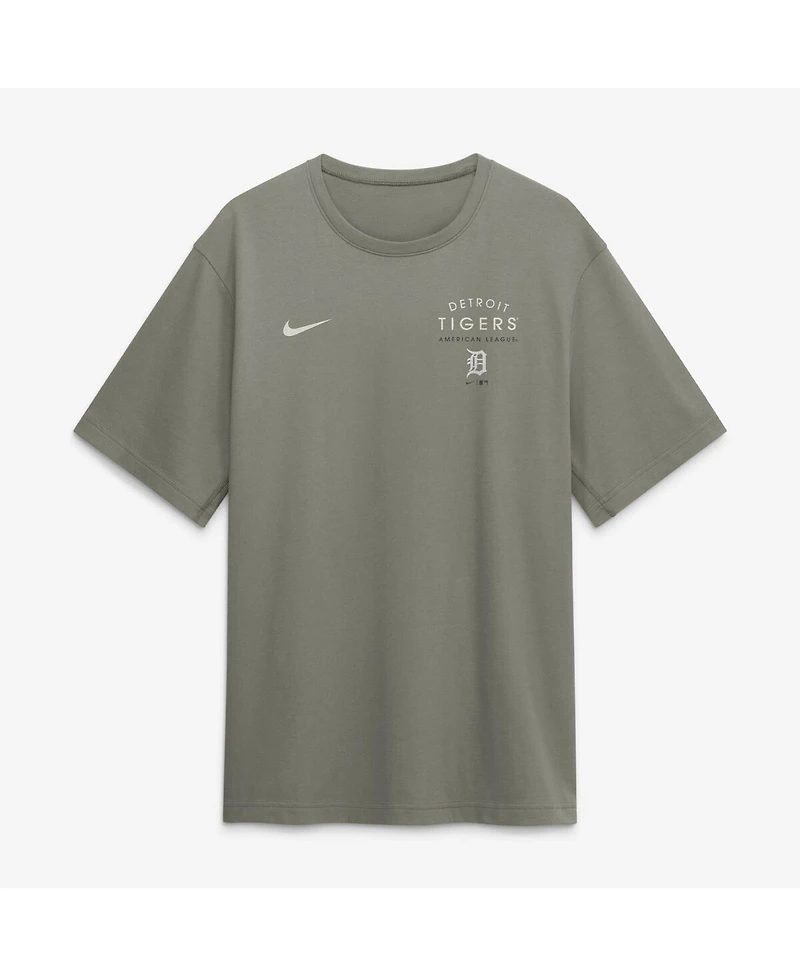 Nike Men's Olive Detroit Tigers Dri-fit Primary T-Shirt