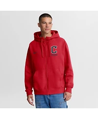 Nike Men's Red Cleveland Guardians Primetime Lockup Full-Zip Hoodie
