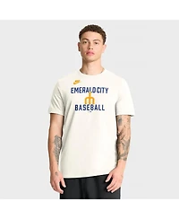 Nike Men's Cream Seattle Mariners Cooperstown Collection ‘70s Inspired T-Shirt