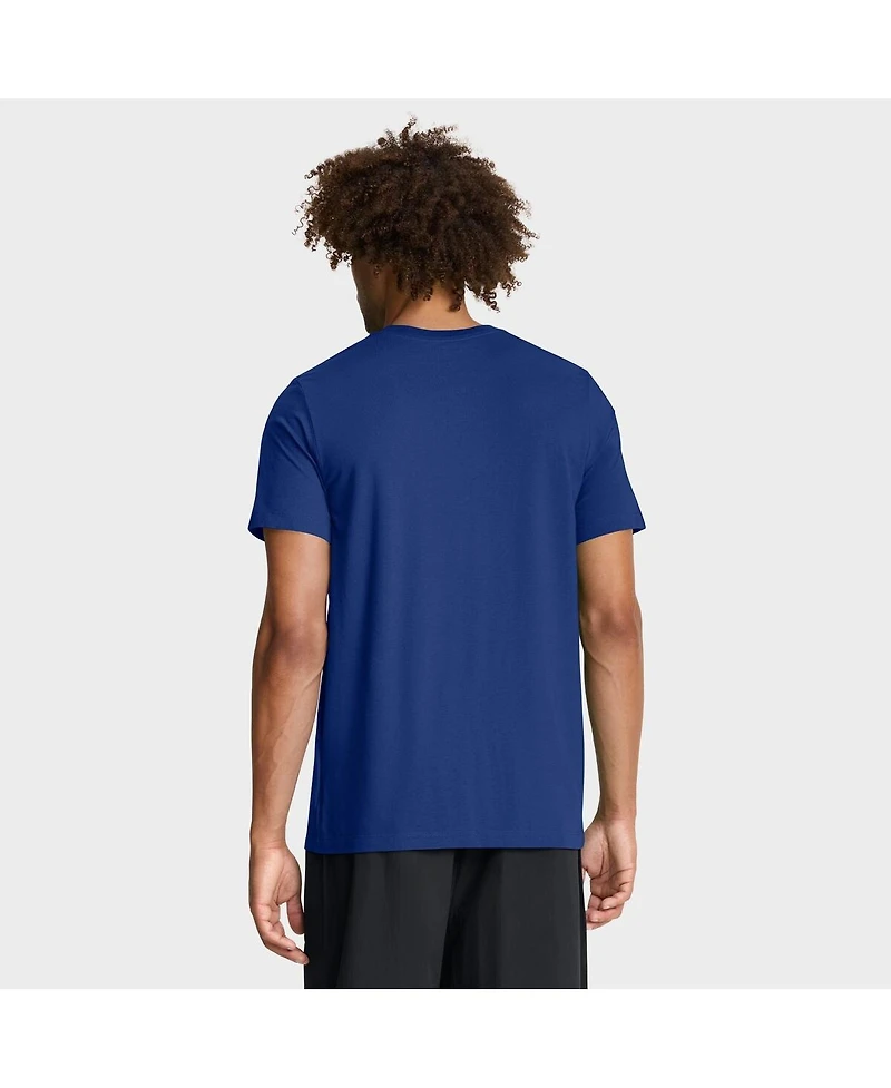 Nike Men's Royal Philadelphia Phillies Tri-Blend Logo T-Shirt