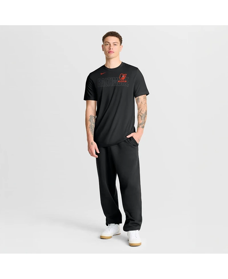Nike Men's Black Baltimore Orioles Knockout Team Legend Dri-fit T-Shirt
