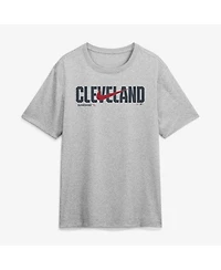 Nike Men's Heather Gray Cleveland Guardians Swoosh Legend Dri-fit T-Shirt