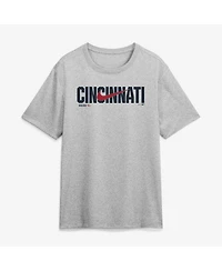 Nike Men's Heather Gray Cincinnati Reds Swoosh Legend Dri-fit T-Shirt