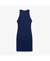 Fanatics Women's Navy Detroit Tigers Tri-Blend Ribbed Sleeveless Dress