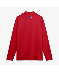 Nike Men's Red Philadelphia Phillies Authentic Collection Dri-fit Raglan Half-Zip Pullover Sweatshirt